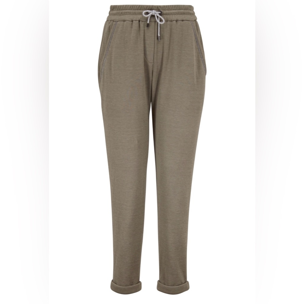 Brunello Cucinelli Tan Track Pants